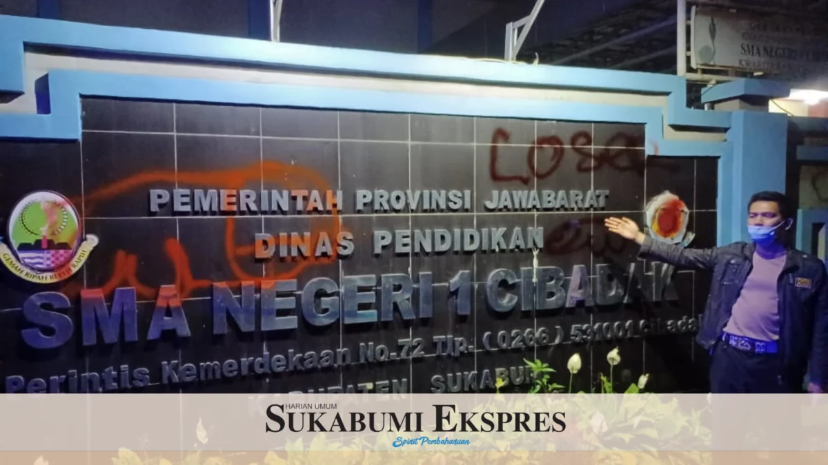 Empat Pelajar di Sukabumi Diamankan Karena Aksi Vandalisme Buat Gambar Kelamin