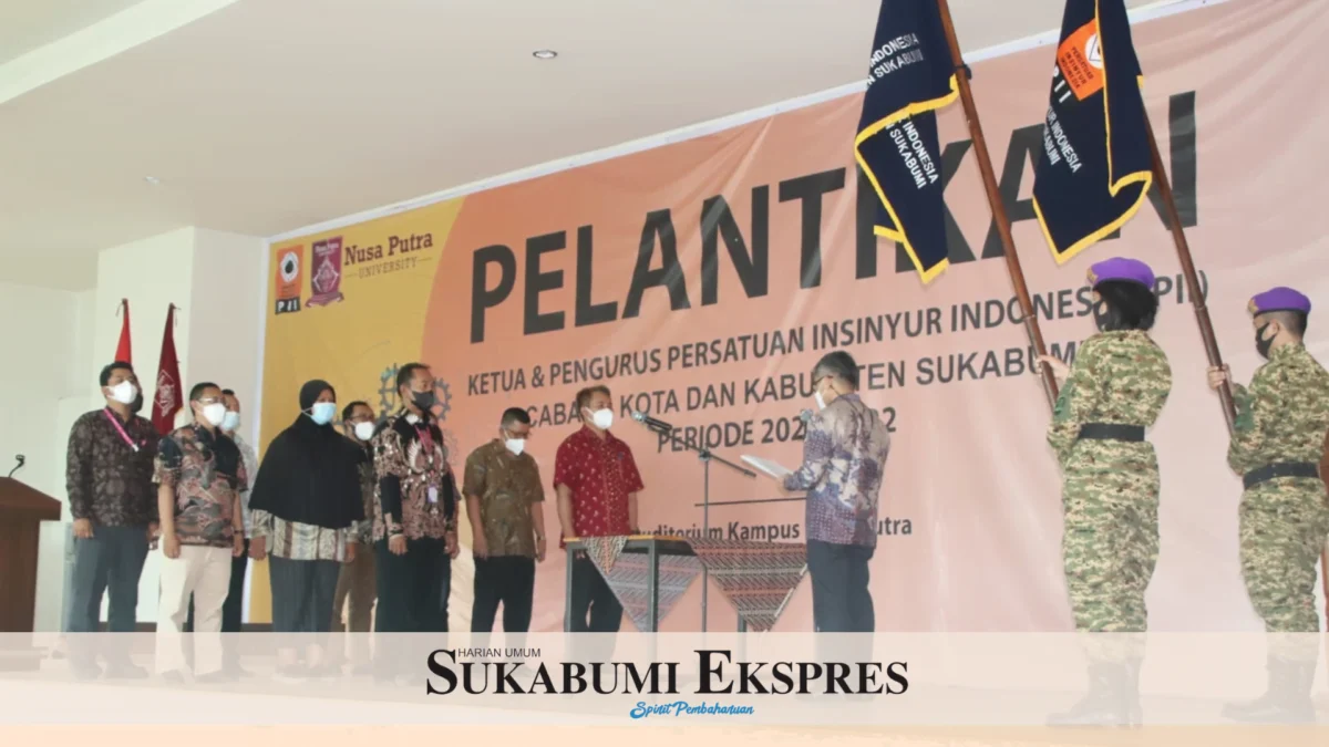 Pengurus Persatuan Insinyur di Sukabumi Dilantik