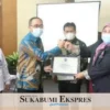 Sekda Kabupaten Sukabumi, Ade Suryaman saat mengikuti Rakor Badan Narkotika Nasional Sukabumi Bentuk Tim P4GN di Tingkat Kecamatan