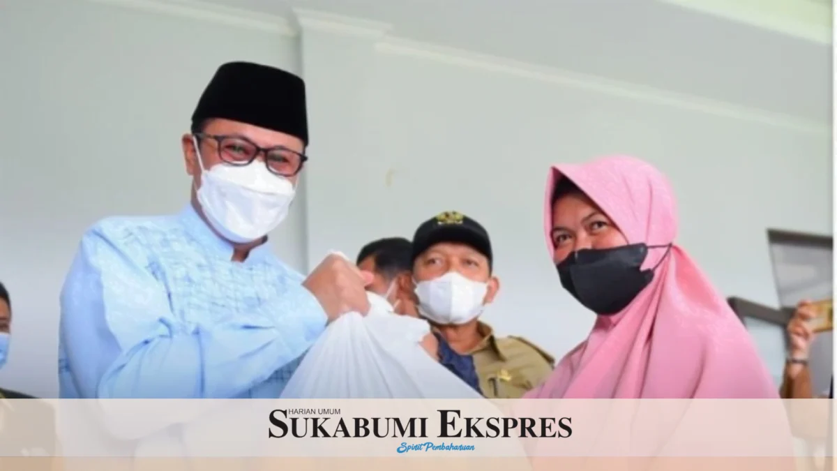 Kebagian Jatah 2.521 Paket Sembako, Di Kota Sukabumi OPM Digelar di Kelurahan Baros