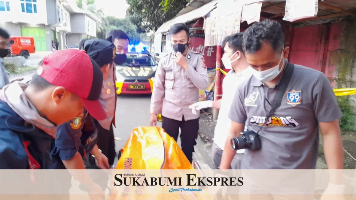 Seorang Pria Lansia Tanpa Identitas Ditemukan Warga Tewas di Jalan Cemerlang Kota Sukabumi