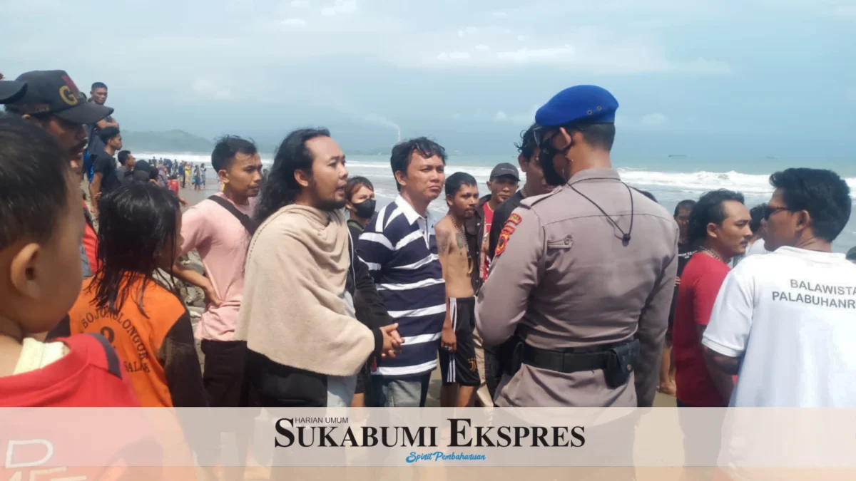 Wisatawan Asal Cianjur Tenggelam di Palabuhanratu