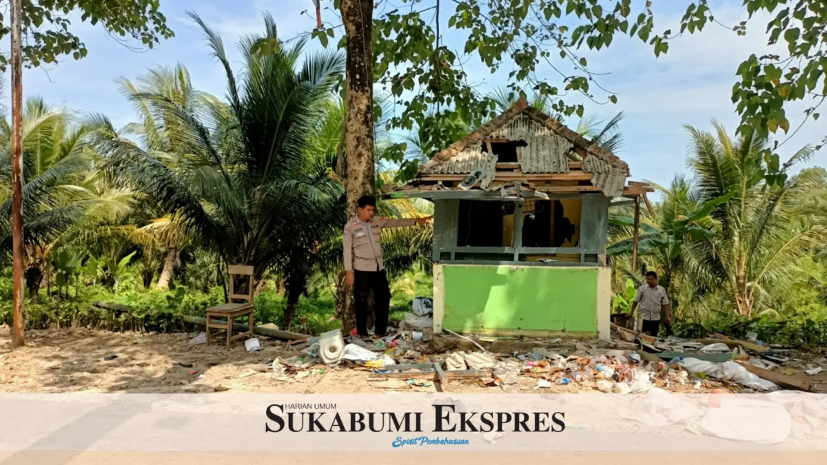 Periksa Empat Orang Saksi, Polres Sukabumi Dalami Pengrusakan Pos Retribusi di ujung Genteng