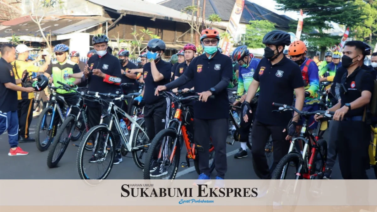 HUT Bhayangkara, Forkominda Senam Bersama dan Ikuti Fun Bike