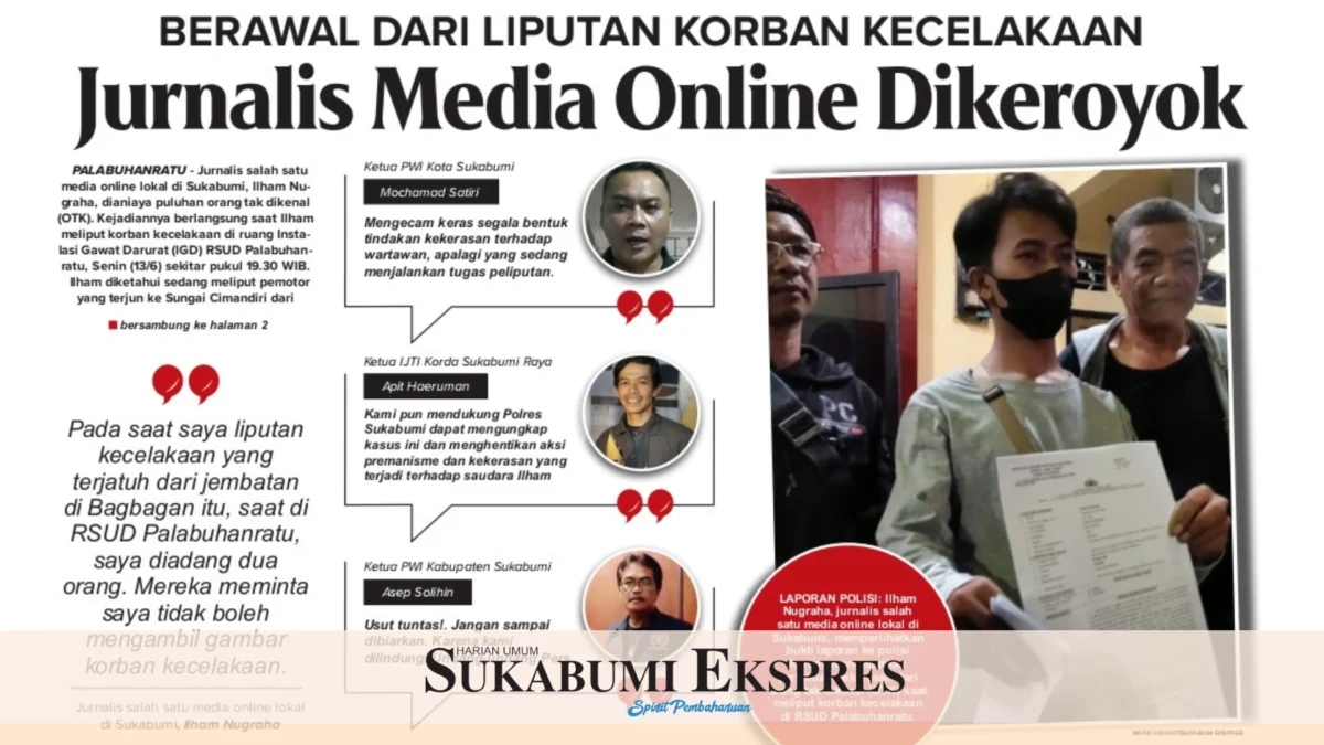 Jurnalis Media Online Dikeroyok, Berawal dari Liputan Korban Kecelakaan