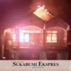 Rumah Warga di Cicurug Terbakar, Kerugian Ditaksir 800 Juta