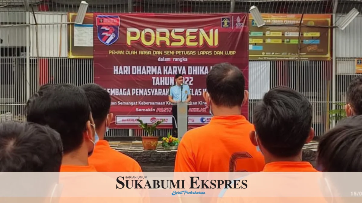 Dihari HDKD Lapas Sukabumi Buka Porseni Bagi Petugas dan Warga Binaan