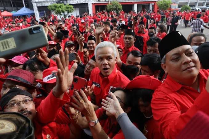 Gubernur Jawa Tengah Ganjar Pranowo diteriaki ‘Presiden’