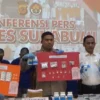 Polres Sukabumi Ungkap 9 Kasus Selama Januari 2023