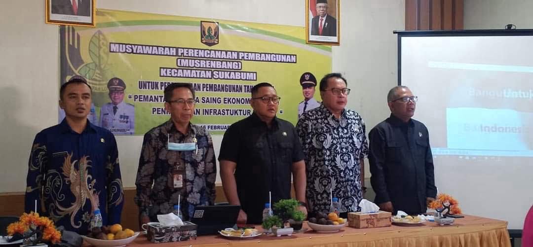 Ketua DPRD Kabupaten Hadiri Musrenbang Kecamatan Sukabumi