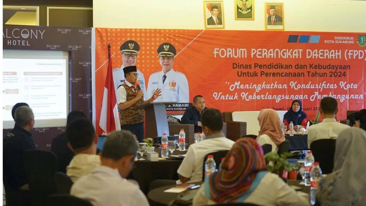 FPD Disdikbub Kota Sukabumi, Wali Kota Sampaikan Ada Empat Isu Strategis Pendidikan