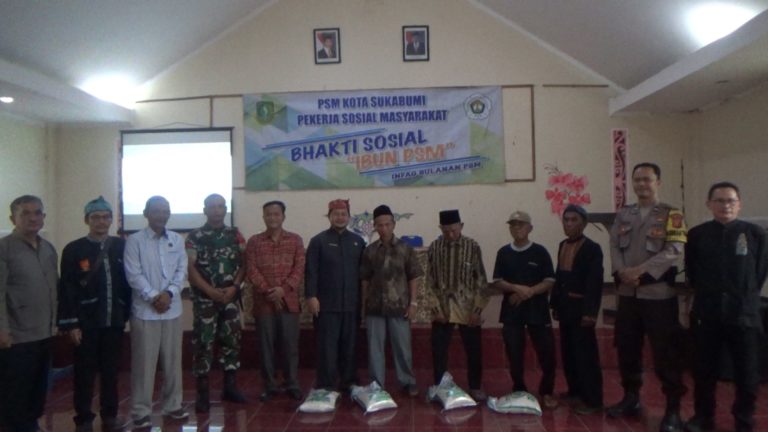 Kepala Dinsos Kota Sukabumi, Punjul Saepul Hayat : PSM Telah Salurkan 100 Juta Bantu Warga tak Mampu