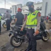 Puluhan Sepeda Motor yang Berknalpot Bising Terjaring Operasi Lodaya