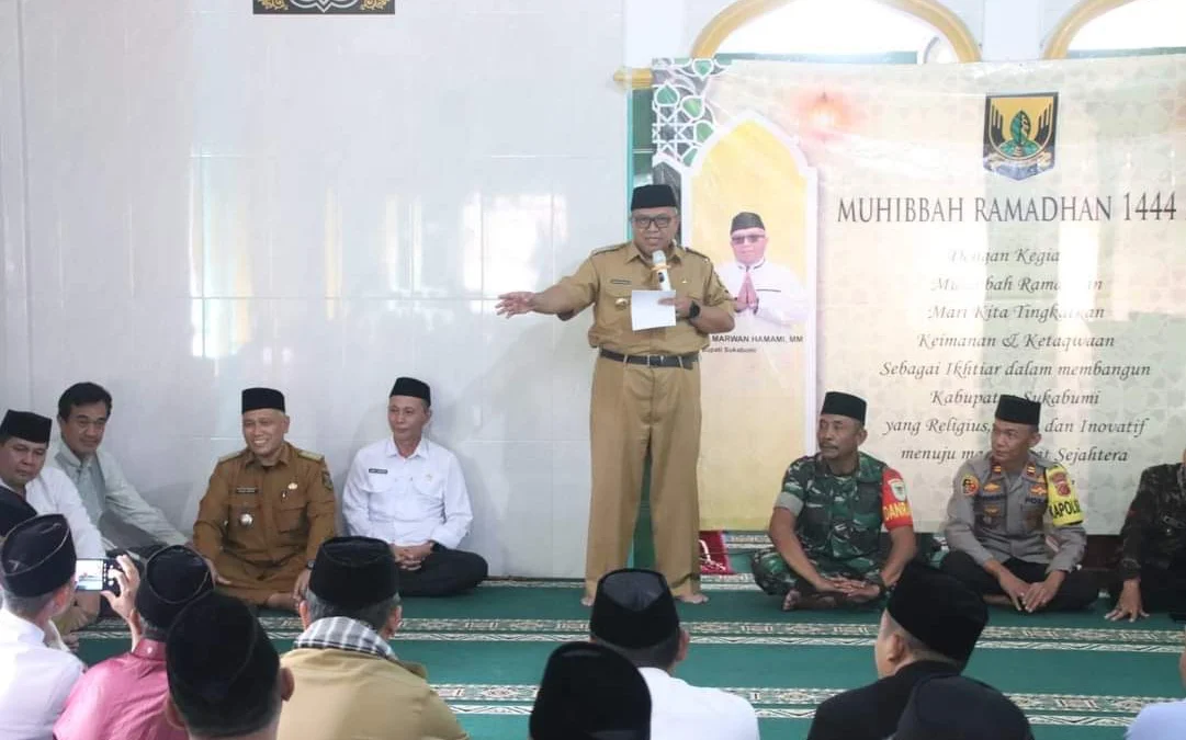 Ratusan Imam Masjid di Gegerbitung Mendapat Stimulan, Pemkab Gelar Muhibah Ramadan Pertama di Masjid Al Barokah