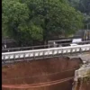 Keadaan Jembatan Cikereteg Setelah Dibuka Kembali