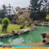 Niagara Fall di Santa Sea Waterpark. Rekomendasi Tempat Wisata di Sukabumi.