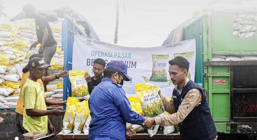 Operasi Pasar Beras Medium Hadir di 30 Kecamatan di Bandung