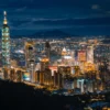 Negara Taiwan pada malam hari