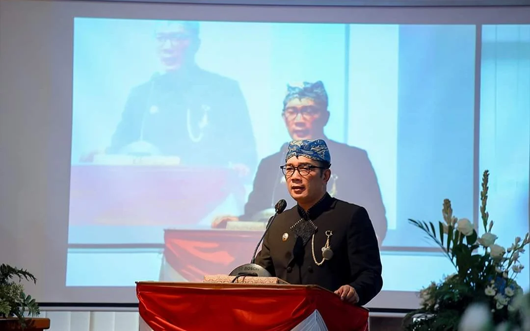 Ridwan Kamil Berpamitan Jadi Gubernur saat Paripurna Istimewa HUT ke-109 Kota Sukabumi