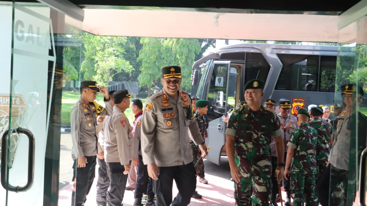 Danyon Armed 13 Nanggala Cikembang dan Kapolres Nyatakan TNI-POLRI Sukabumi Solid