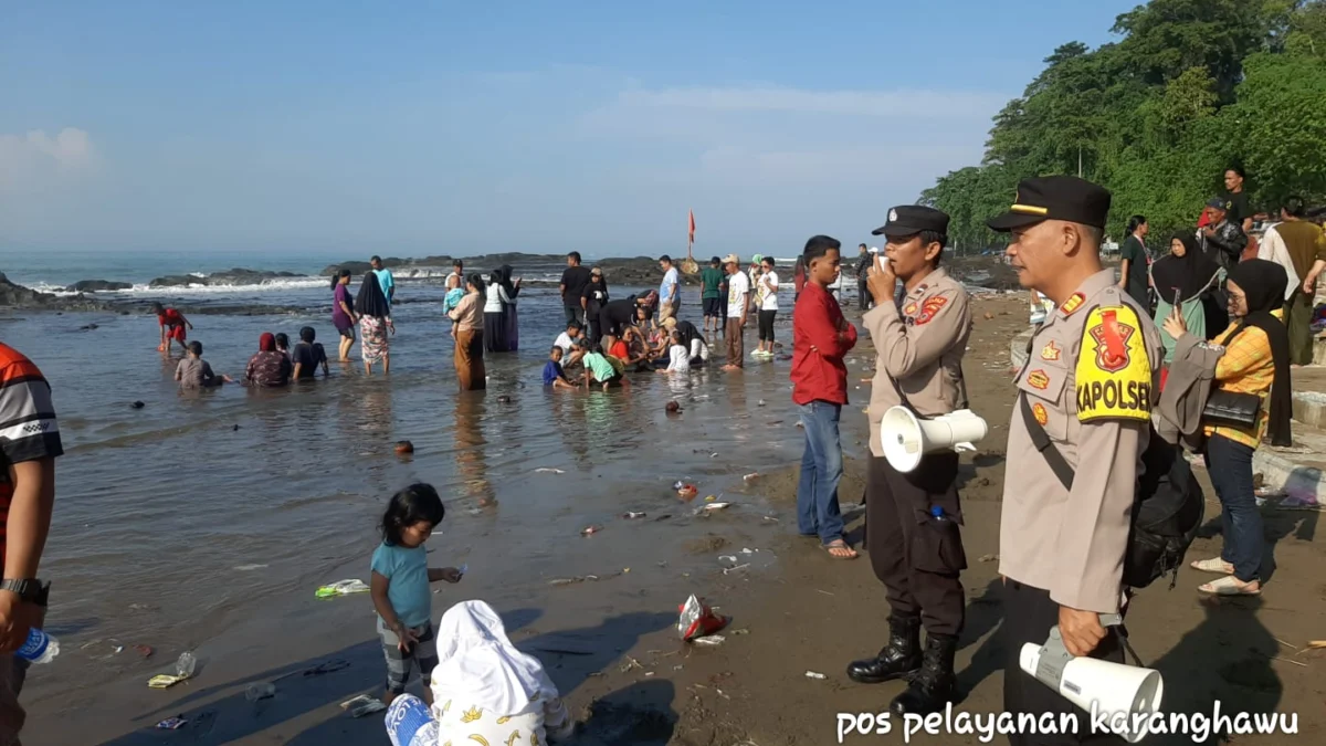 Polres Sukabumi Insentifkan Pengamanan di Beberapa Objek Wisata Pantai