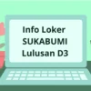 Info Loker SUKABUMI Lulusan D3 - 4 April