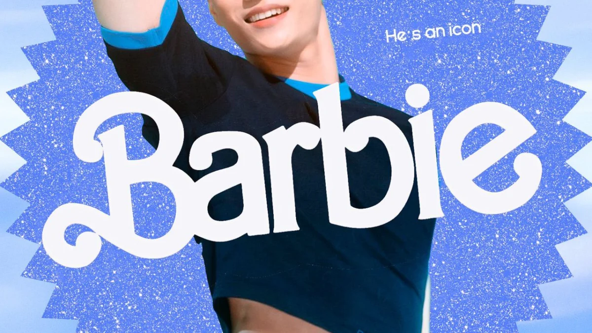 Kocak! Penggemar Edit Foto Kai EXO Menjadi Seperti Barbie The Movie