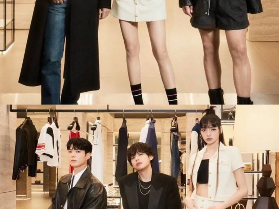 Potret Taehyung X CELINE Pop-Up Store, Bareng Lisa BLACKPING dan Park Bo Gum