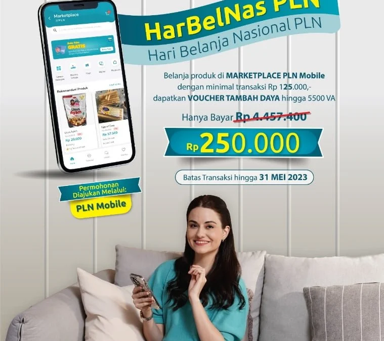 Promo Harbelnas, PLN Beri Voucher Tambah Daya untuk Pelanggan