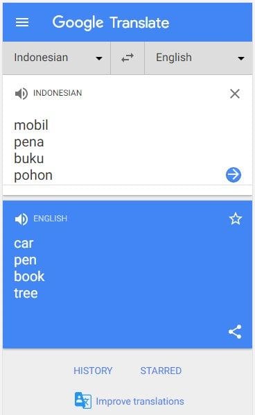 Platfrom Translate Google Bahasa Indonesia ke Inggris Terbaik!
