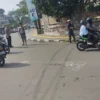 Sepeda Motor Bertabrakan, Dua Pengendara Terluka