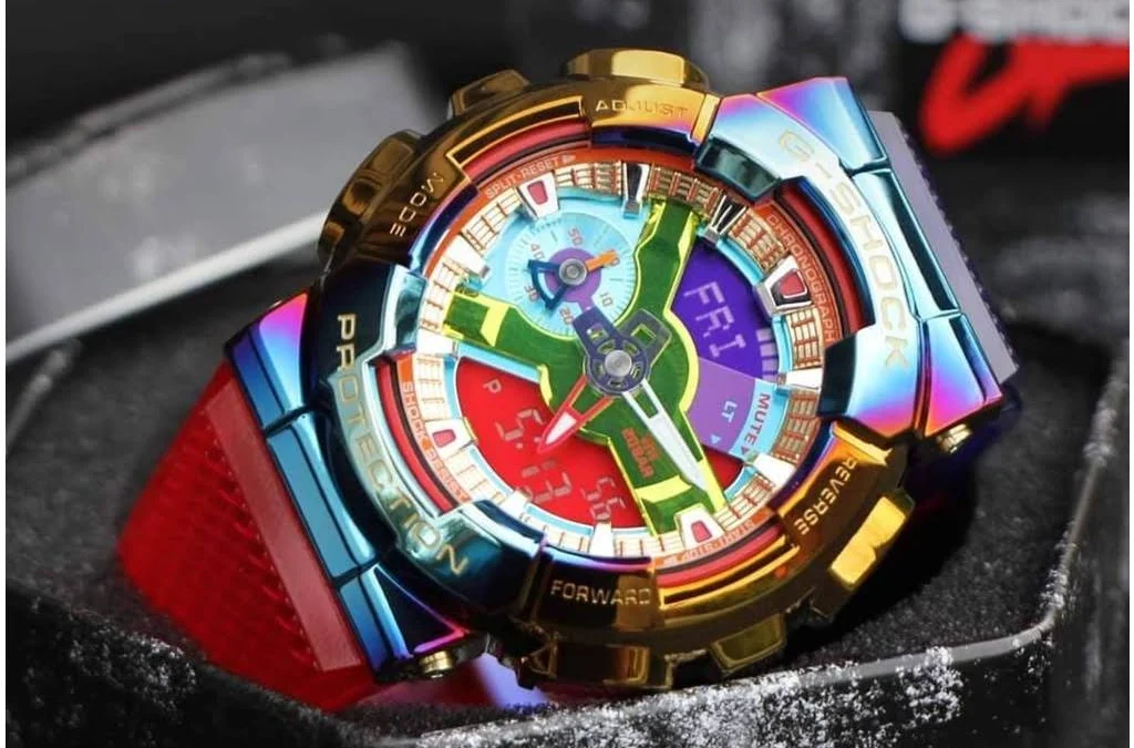 Pesona Pelangi pada Desain Terbaru Jam Tangan G-Shock Rainbow GM-110