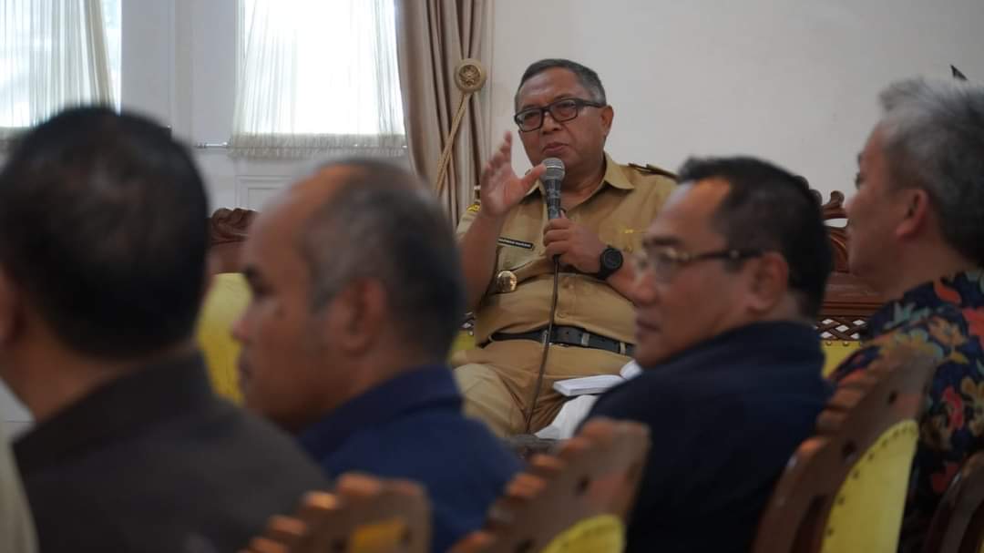 Bupati Terima PT. MGR Bahas Akses Jalan Perumahan di Gunungguruh