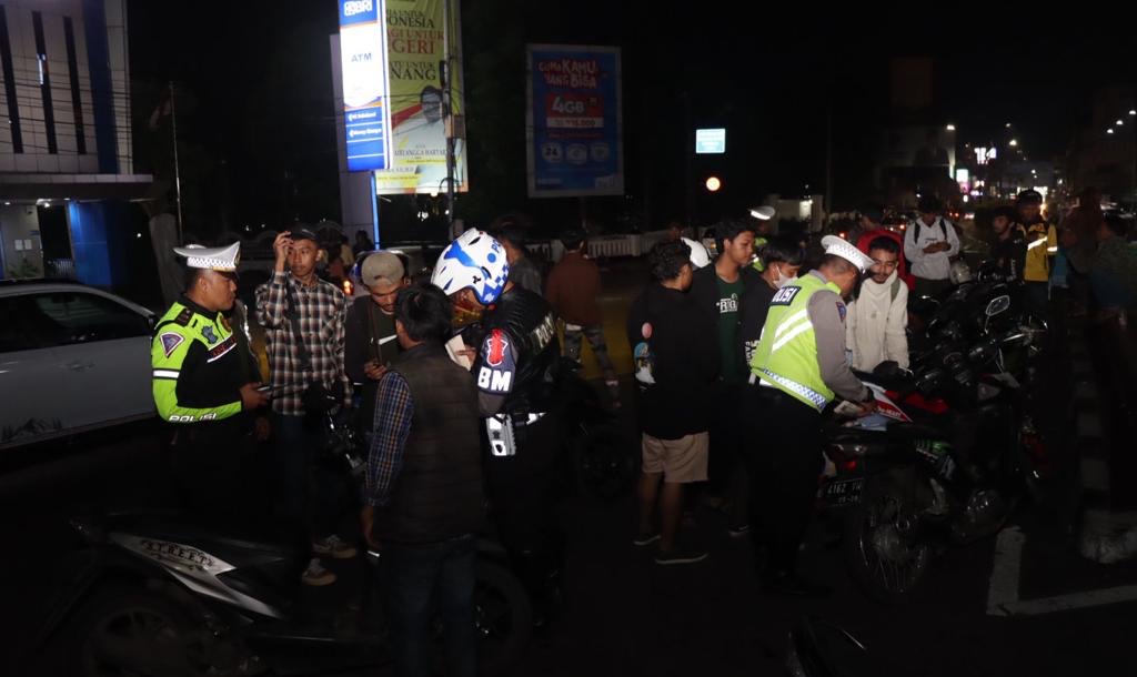 Polisi Amankan Sepeda Motor Berknalpot Brong