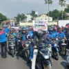 Ratusan Buruh Sukabumi Konvoi ke Bandung, Tolak Kenaikan UMK 17 Ribu