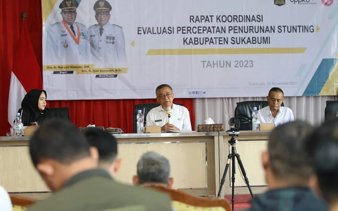 Pemkab Sukabumi Gelar Rapat Evaluasi Percepatan Penurunan Stunting