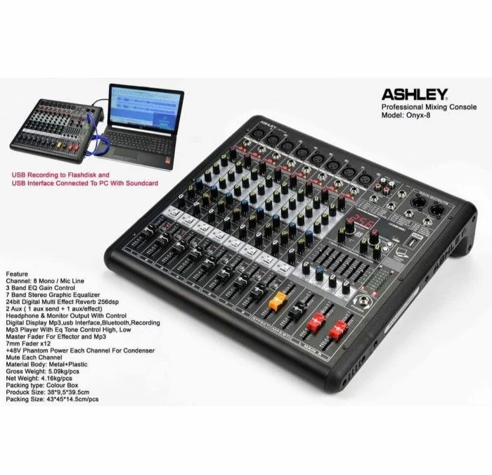 Revolusi dalam Audio Mixing dengan Teknologi Mixer Ashley Onyx 8