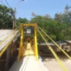 Jembatan Penyebrangan di Objek Wisata Geyser Cisolok Sudah Diperbaiki