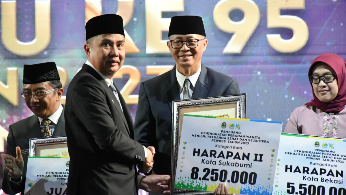 Pemkot Sukabumi Raih Juara Harapan II P2WKSS