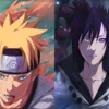 Naruto Uzumaki dan Sasuke