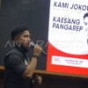 Kaesang Pangarep Ketum DPP Partai Solidaritas Indonesia (ANTARA FOTO/Hasrul Said/YU/nym.)