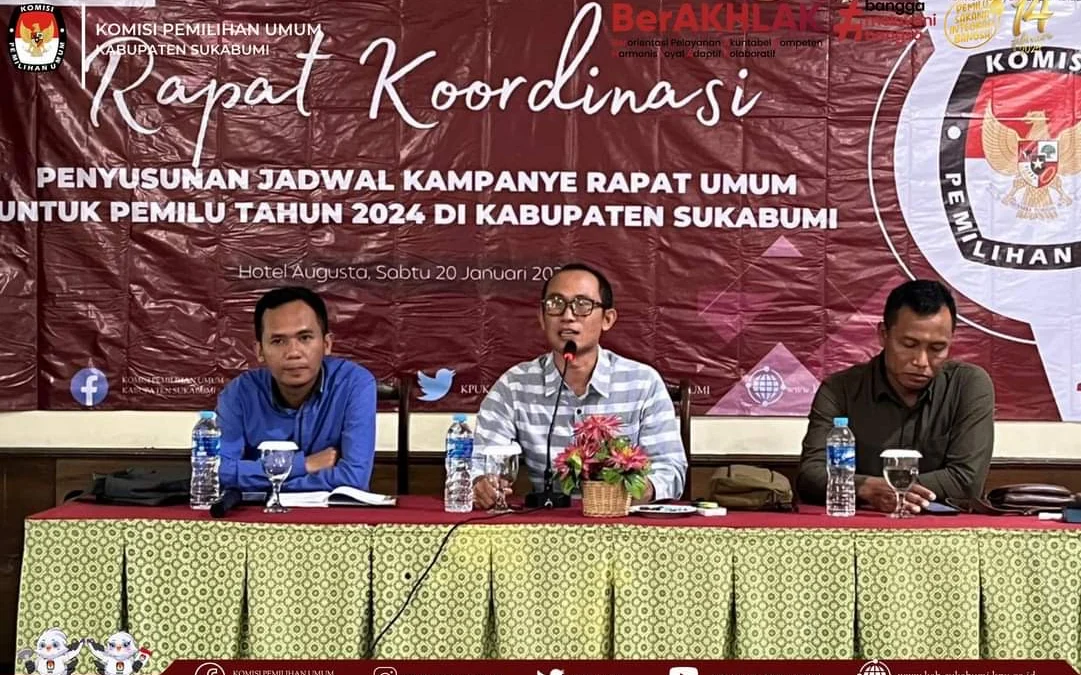 KPU Tetapkan 50 Titik Kampanye Terbuka di Kabupaten Sukabumi