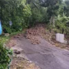Kondisi Tanah Labil, Ruas Jalan Kabupaten di Bantarkalong Amblas