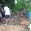 Ruas Jalan Kampung Cipicung Desa Cibolang Dirabat Beton Dinas Perkim