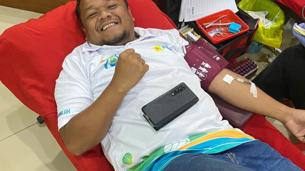 Sambut Bulan K3 Nasional, PLN UP3 Sukabumi Gelar kegiatan Donor Darah
