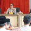 Sekda Kabupaten Sukabumi Ade Suryaman memimpin rakor