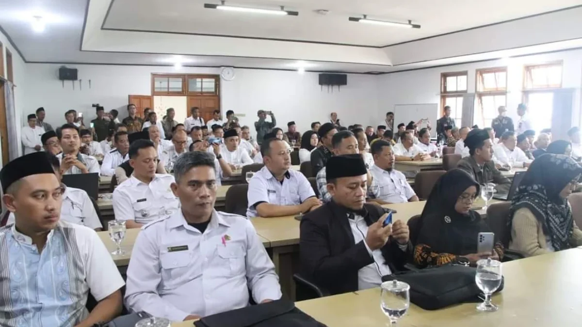 : Sejumlah perwakilan SKPD di Kabupaten Sukabumi saat mengikuti launching Aplikasi SOHIB