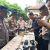 Polres Berikan Kelengkapan Bertugas Anggota untuk Keamanan Pemilu