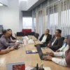 Pj Wali Kota Sukabumi Kusmana Hartadji dan rombongan menghadiri undangan dari Tempo Media