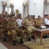 Bupati Sukabumi, Marwan Hamami mengikuti rakor yang dipimpin Inspektur Jenderal Kemendagri